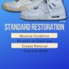 standard restoration shoe wash package