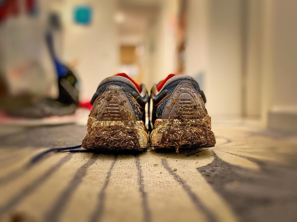 dirty shoes