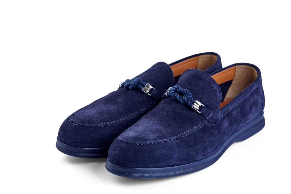 suede loafers