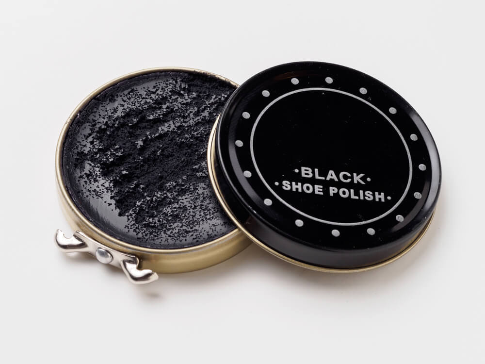 black shoe polish