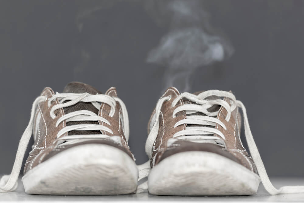 steaming shoes