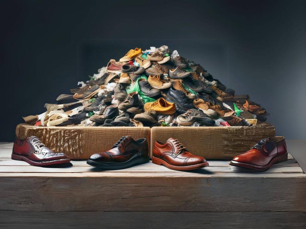 shoe industry waste